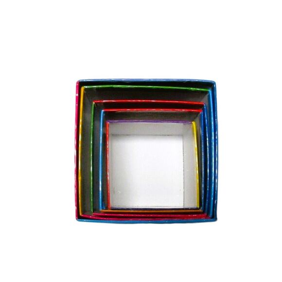 Fisher Price Stack and Explore Blocks, Set of 5, First Words, Animals, Nested - Picture 5 of 5